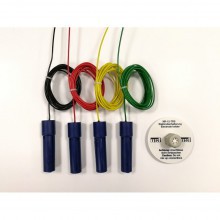 Комплект электродов 4шт. н/с V2A с держателем цветной кабель 3м